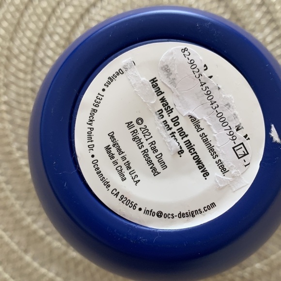 New Rae Dunn America 12 oz. Stainless Steel Wine Glass and Lid - Picture 3 of 5